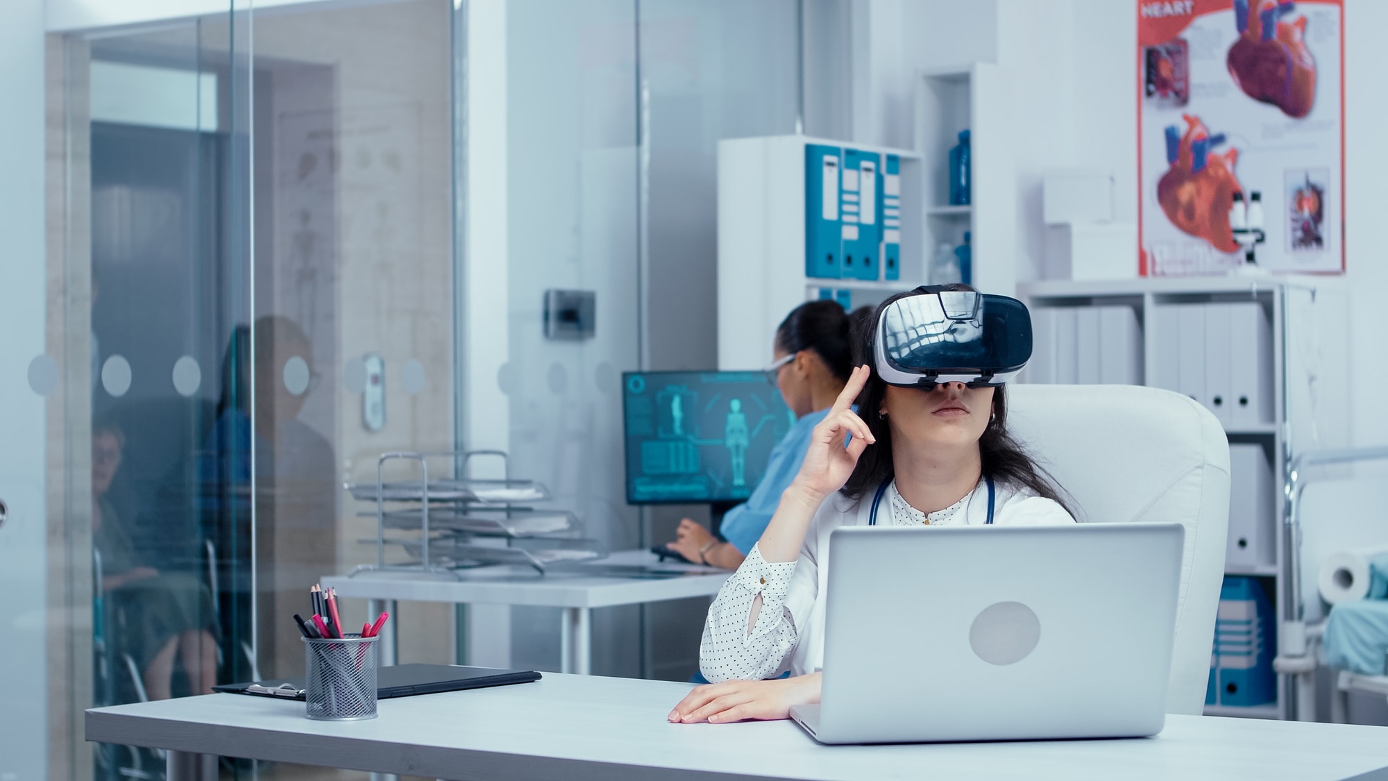 Research in medicine with virtual reality